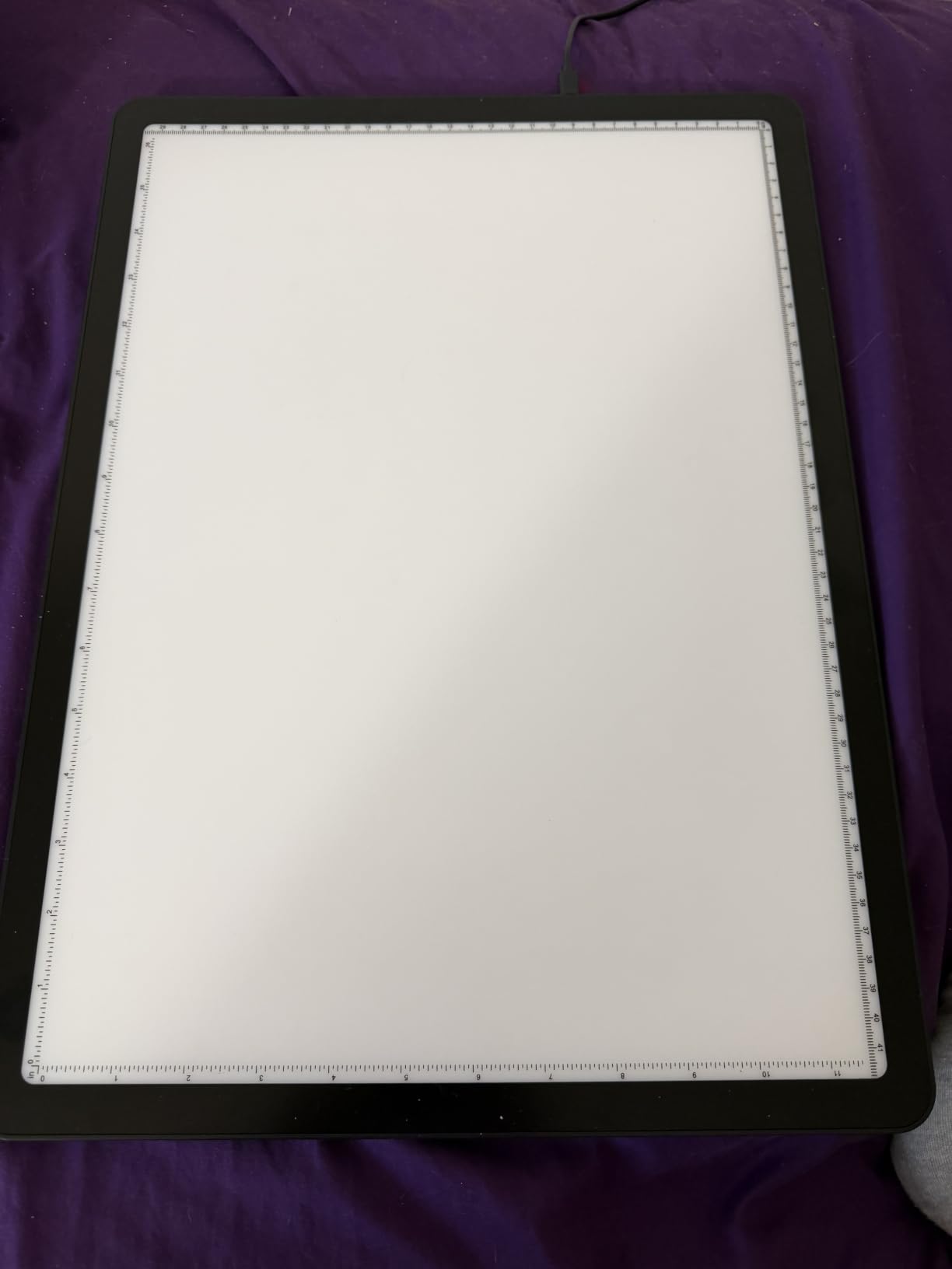 Bawaslom Rechargeable A4 LED Diamond Painting Light Board for Tracing,Black customer photo 1