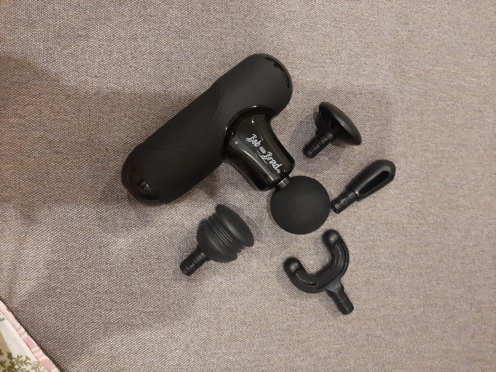 BOB AND BRAD Q2 Ultra Mini Massage Gun with Red Light Infrared,Pocket-Sized customer photo 1