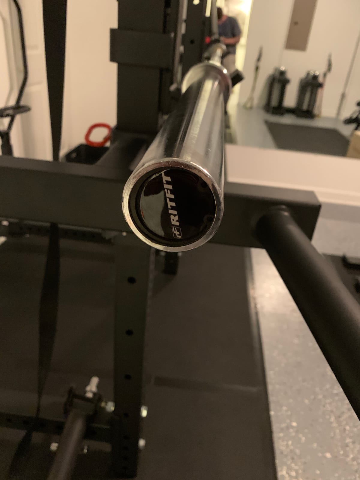 RitFit Elite 7ft Olympic Barbell, Robust 45lb Barbell for Weightlifting and Powerlifting, Superior Olympic Bar with Exceptional 500lbs Load Capacity, Weight Bar for 2” Standard Plates customer photo 1