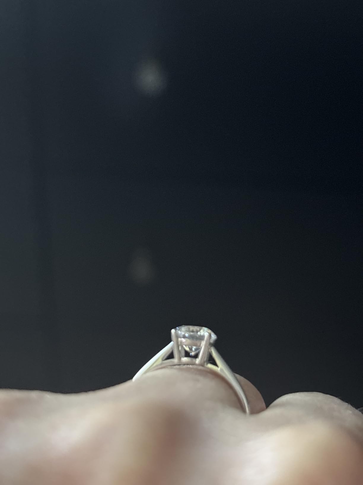 1-3 Carat Lab Grown Diamond 14K White Gold Engagement Ring for Women,IGI Certified Round Cut (D-E Color VS1-VS2) Classic 4-Prong Ring for Women,Wedding Ring customer photo 2