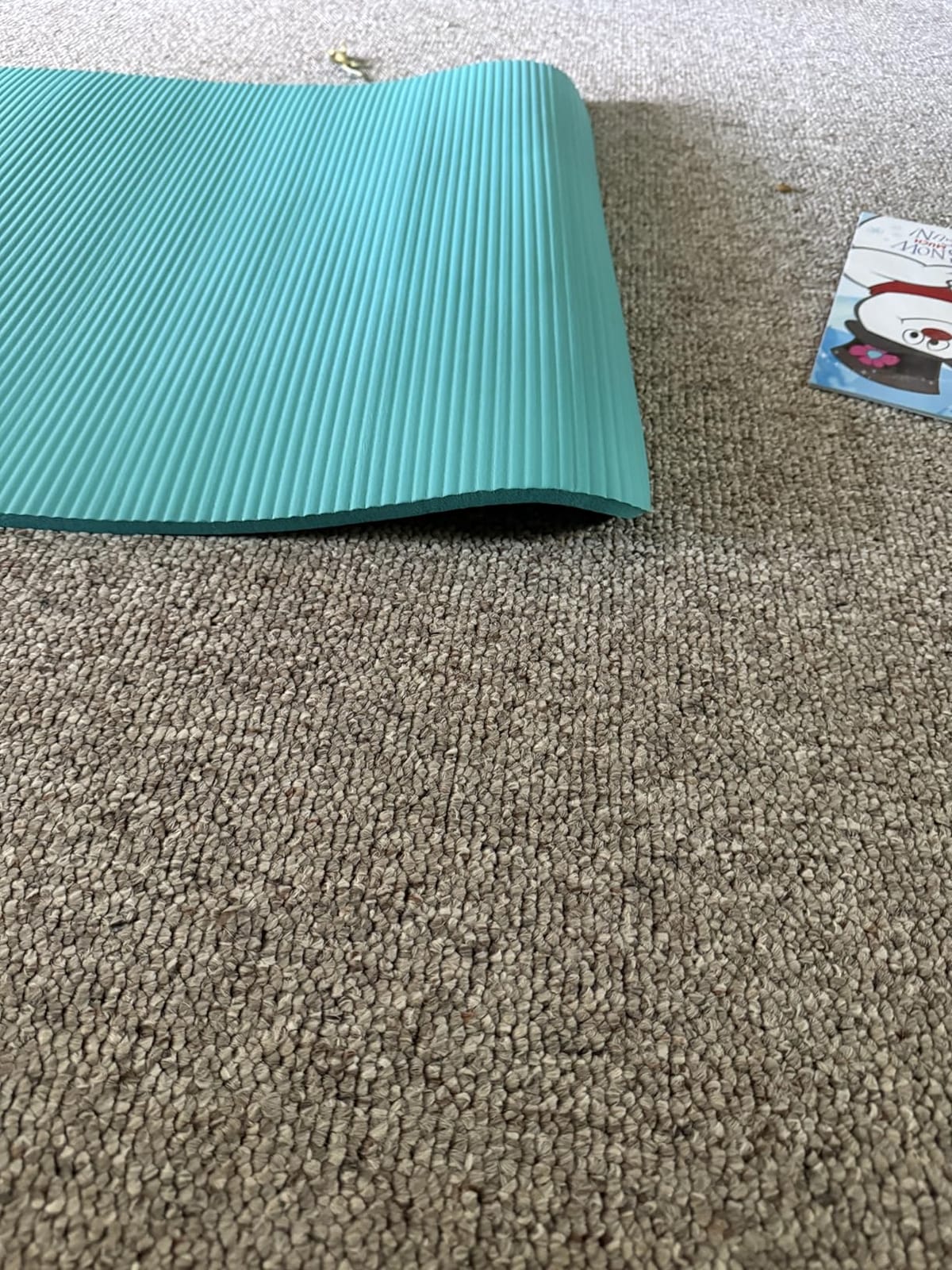 Gaiam Thick Yoga Mat, Exercise & Fitness Mat with Easy-Cinch Carrying Strap customer photo 1