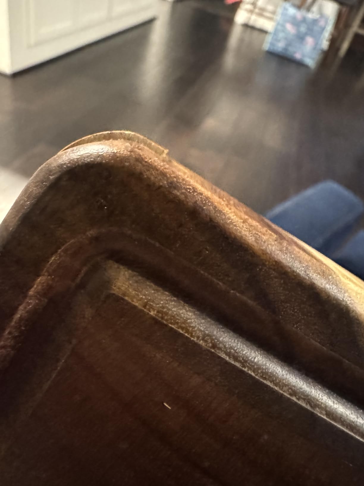 End Grain Cutting Board for Kitchen with Non-slip Feet, Acacia Wood customer photo 1