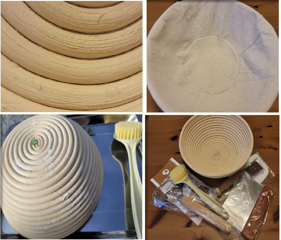 Superbaking Sourdough Banneton Bread Proofing Basket, 9