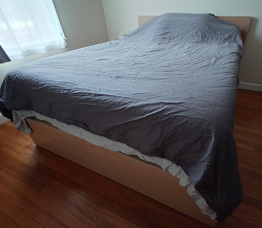 Bedsure PureWoven Cooling Duvet Cover, Ideal for Hot Sleepers, Queen Size customer photo 2