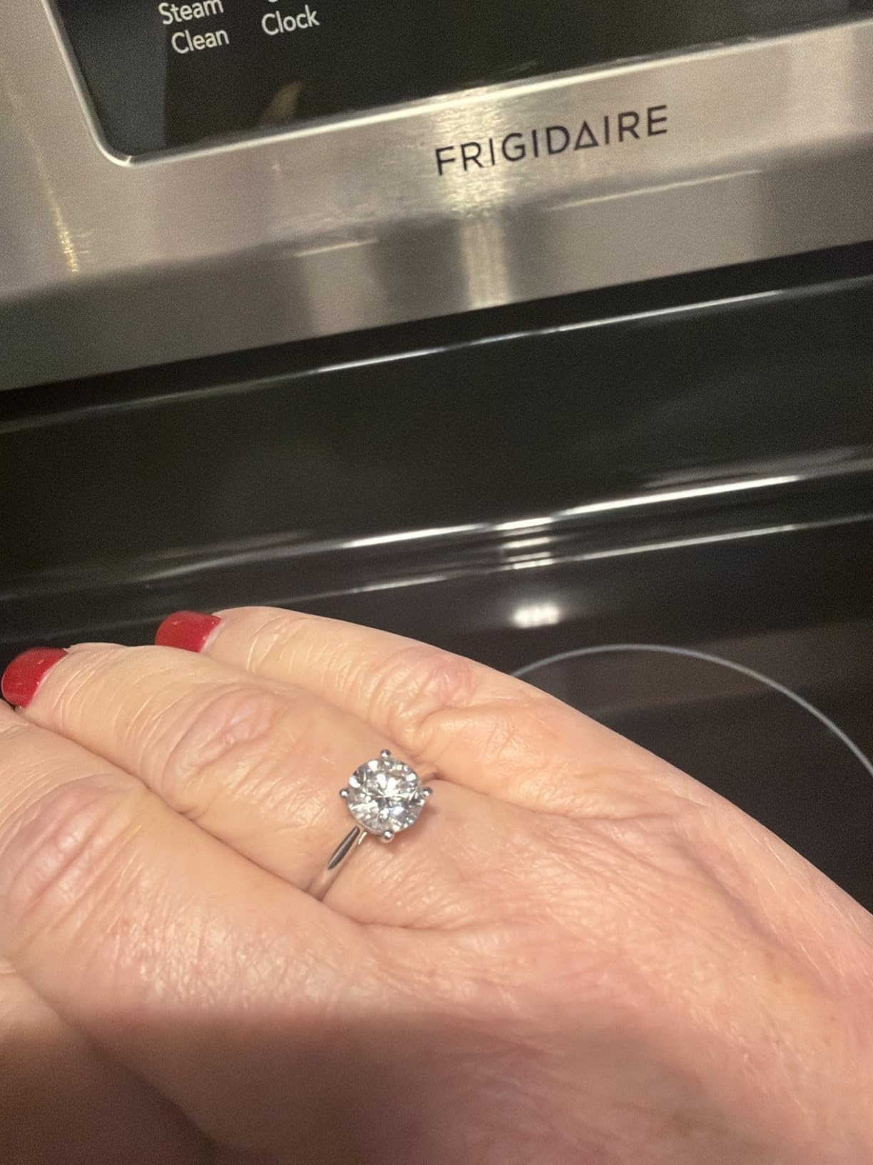 IGI Certified LAB Grown Diamond Engagement Rings in 14K White Gold customer photo 1