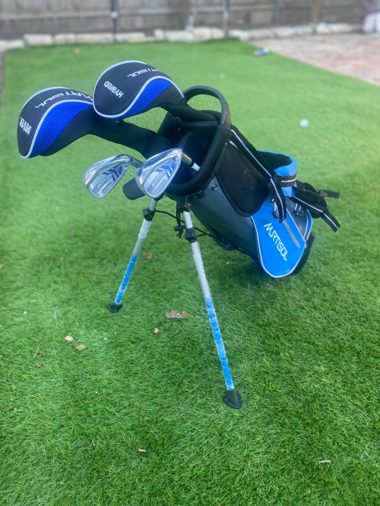 XDriveMax Junior Golf Club Set for Kids Ages 4-12, 5-6 Piece Right Hand Set with Stand Bag customer photo 2