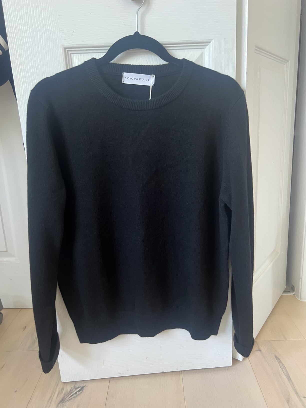 Women’s Daily Cashmere Sweater – 100% Pure Cashmere Crew Neck Pullover, Soft Lightweight Knit customer photo 1