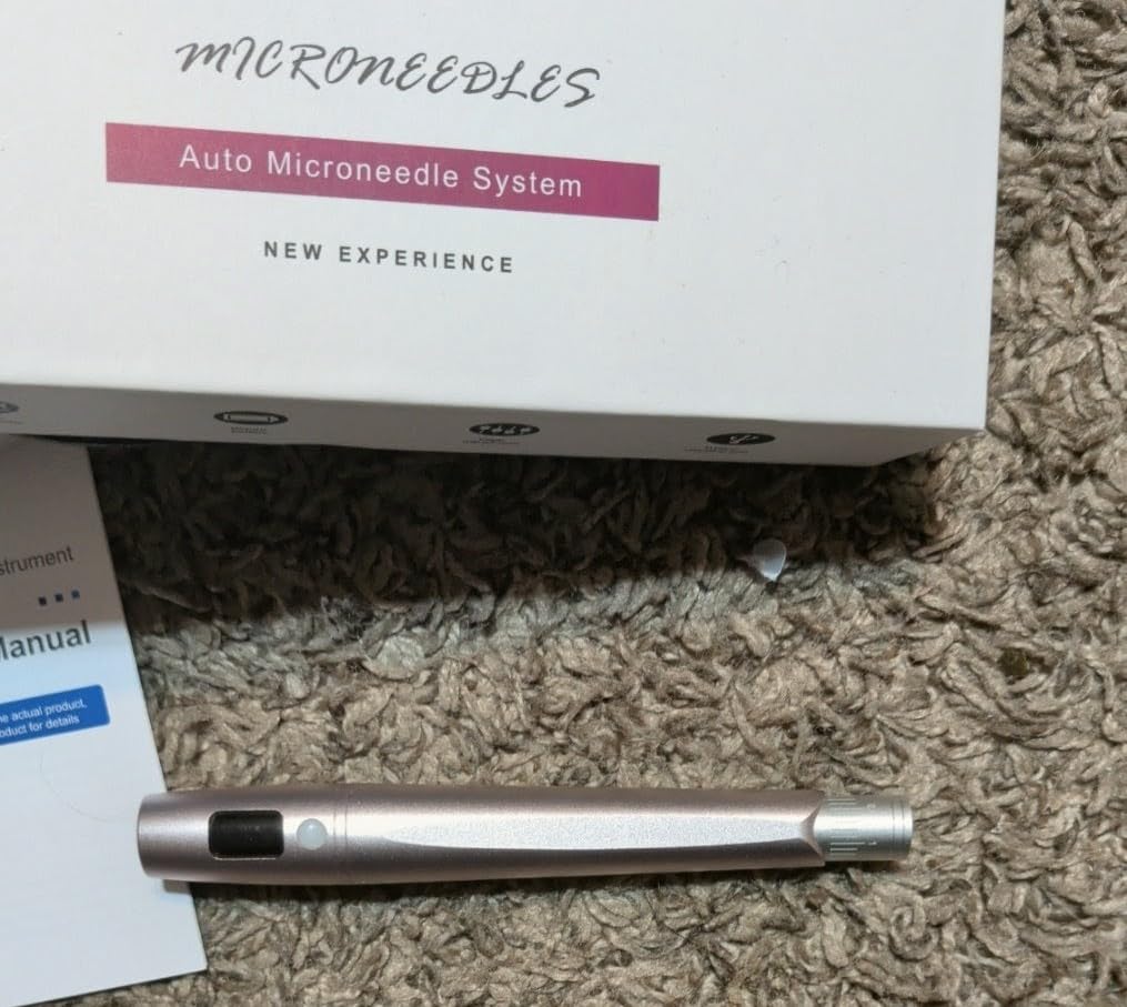 Derma Roller Pen 0.25mm, Microneedling Pen Beauty Tool for Hair Face Scalp Beard Skin Care At Home Use customer photo 2