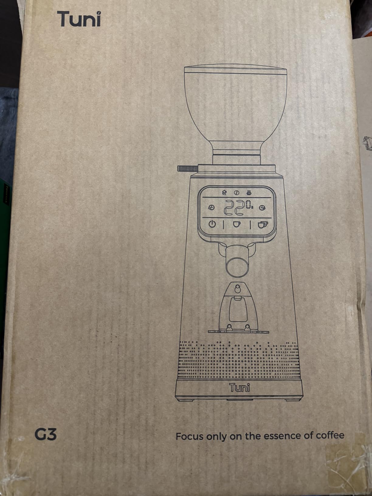 Tuni G3 Commercial 64mm Flat Burr Coffee Grinder, 100 Grind Settings, Ivory | Electric Espresso Grinder with Single Dose, Anti-Static Tech, All-Metal Stainless Steel Body for Drip/Cold Brew/French Press customer photo 1