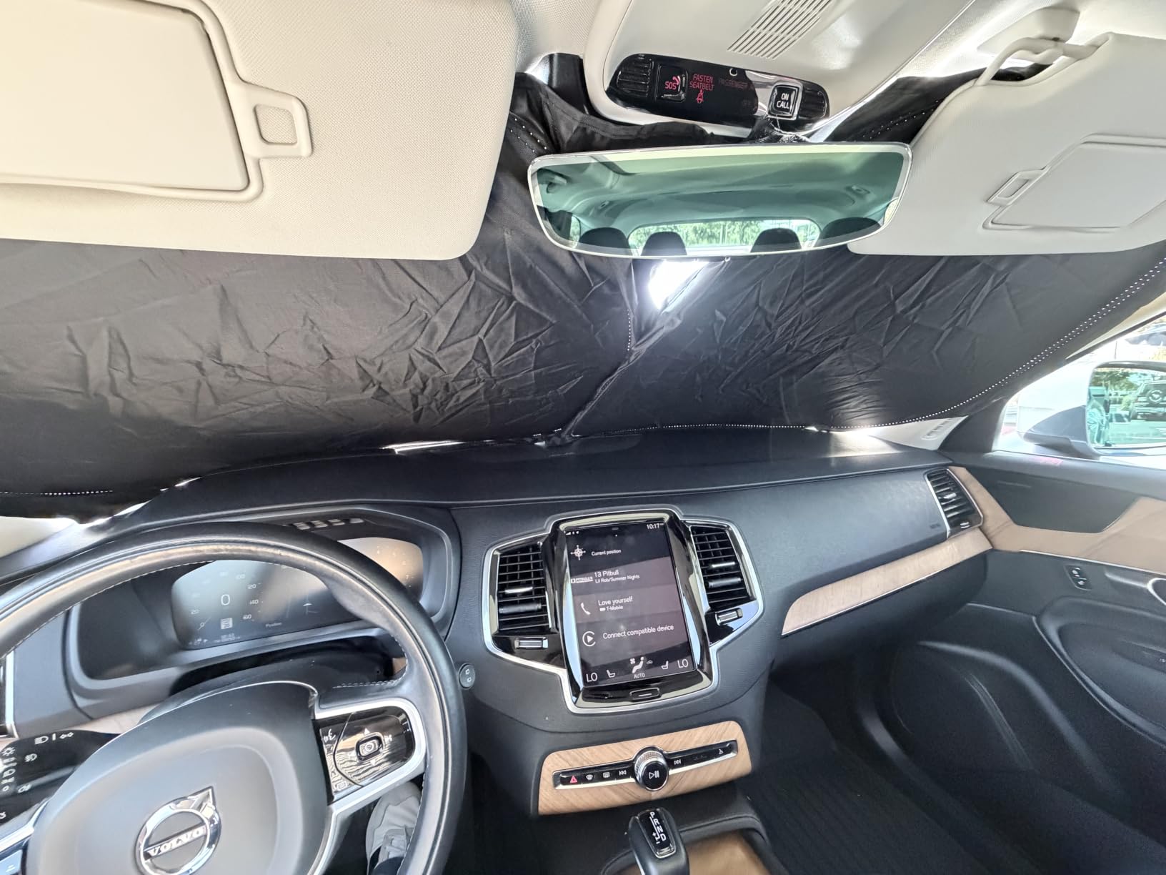 INSAUTO Custom Fit Windshield Sun Shade for Honda Civic 2022-2026 customer photo 2