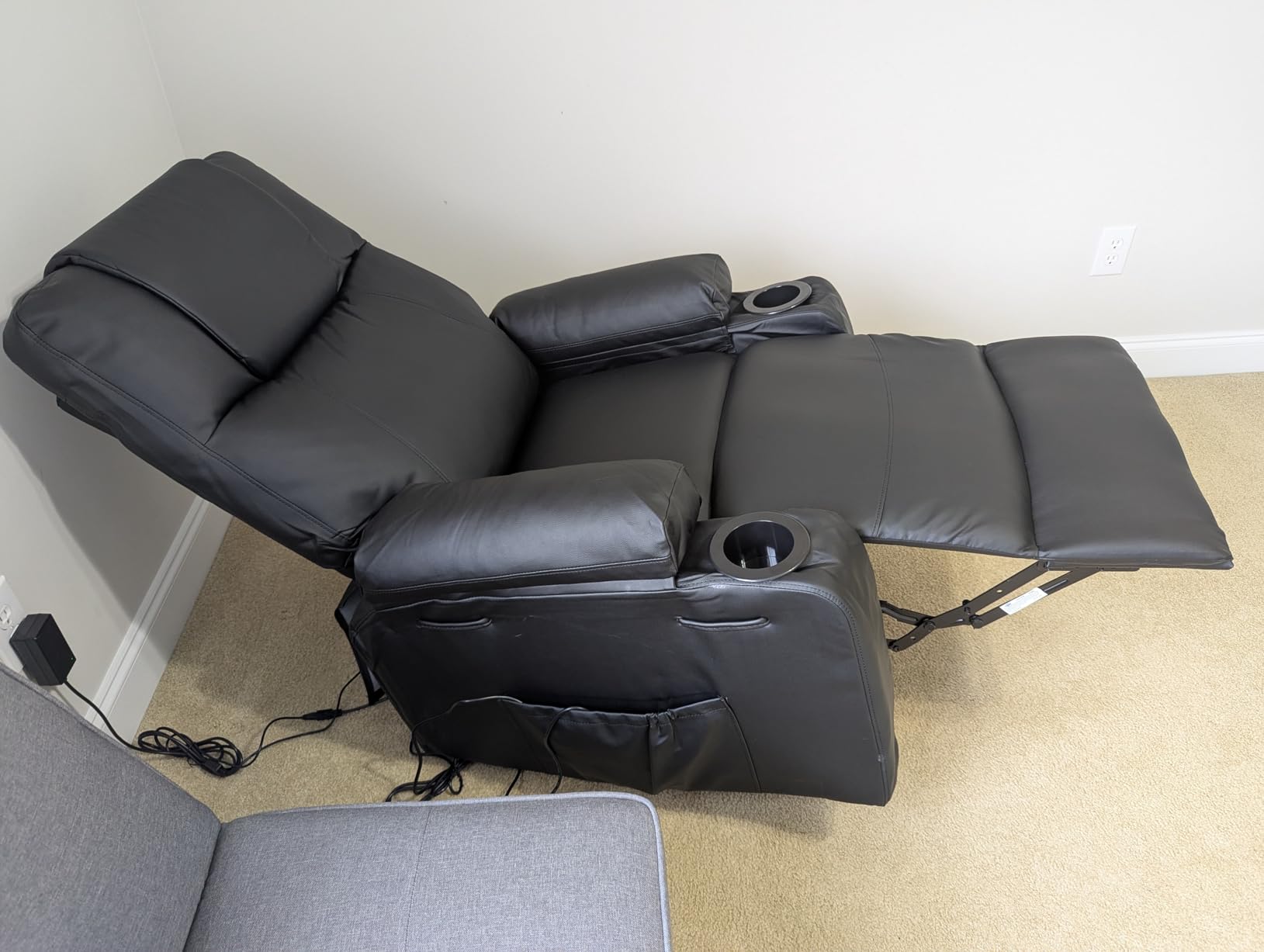 Power Lift Recliner Electric Chair for Elderly with USB Charge Port, Black customer photo 1