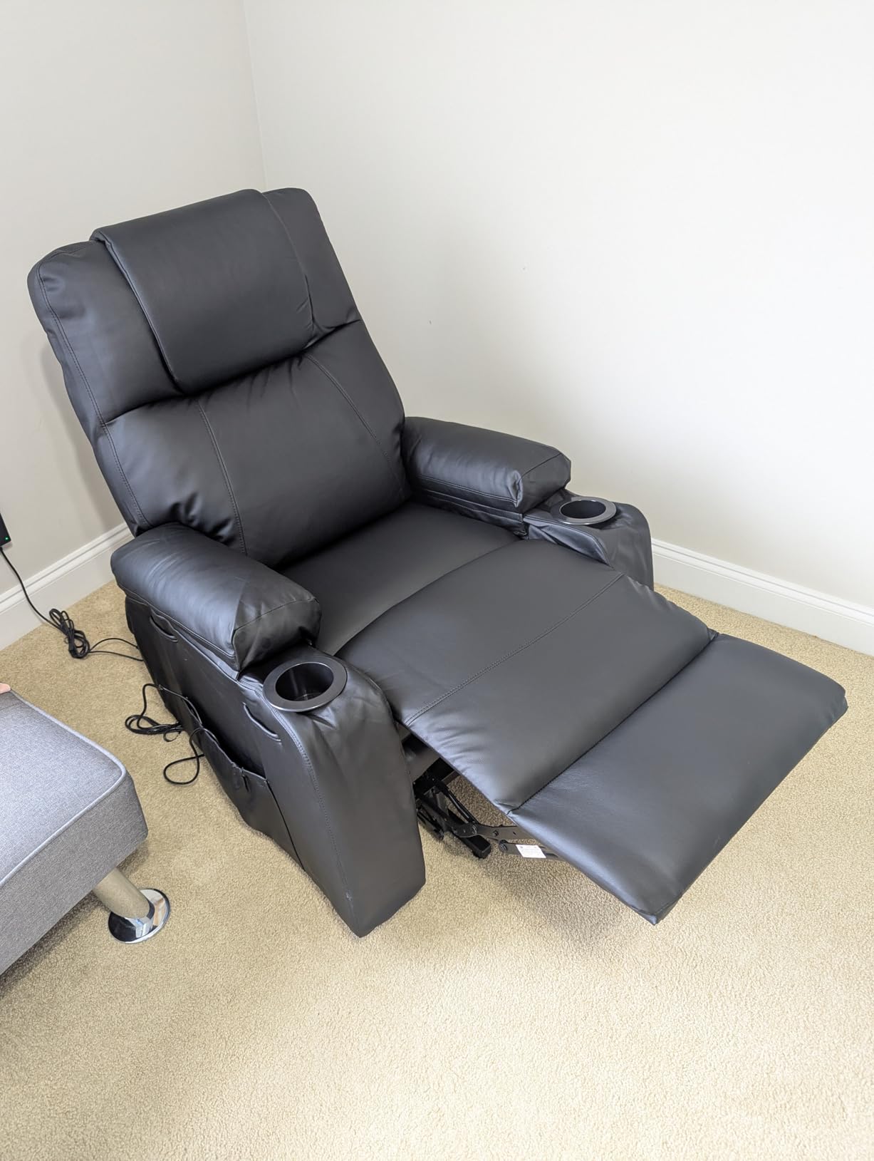 Power Lift Recliner Electric Chair for Elderly with USB Charge Port, Black customer photo 2