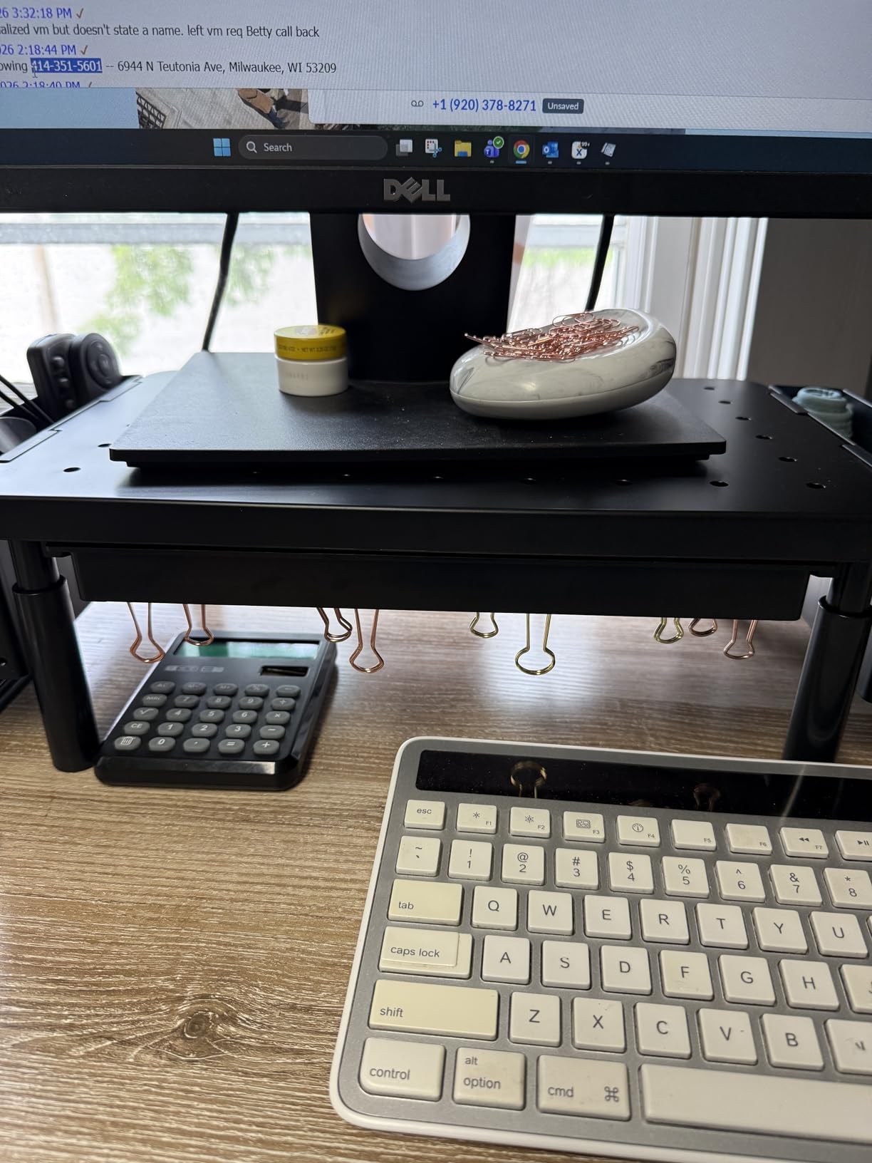 WALI Computer Monitor Stand with Storage and Pen Holder customer photo 1