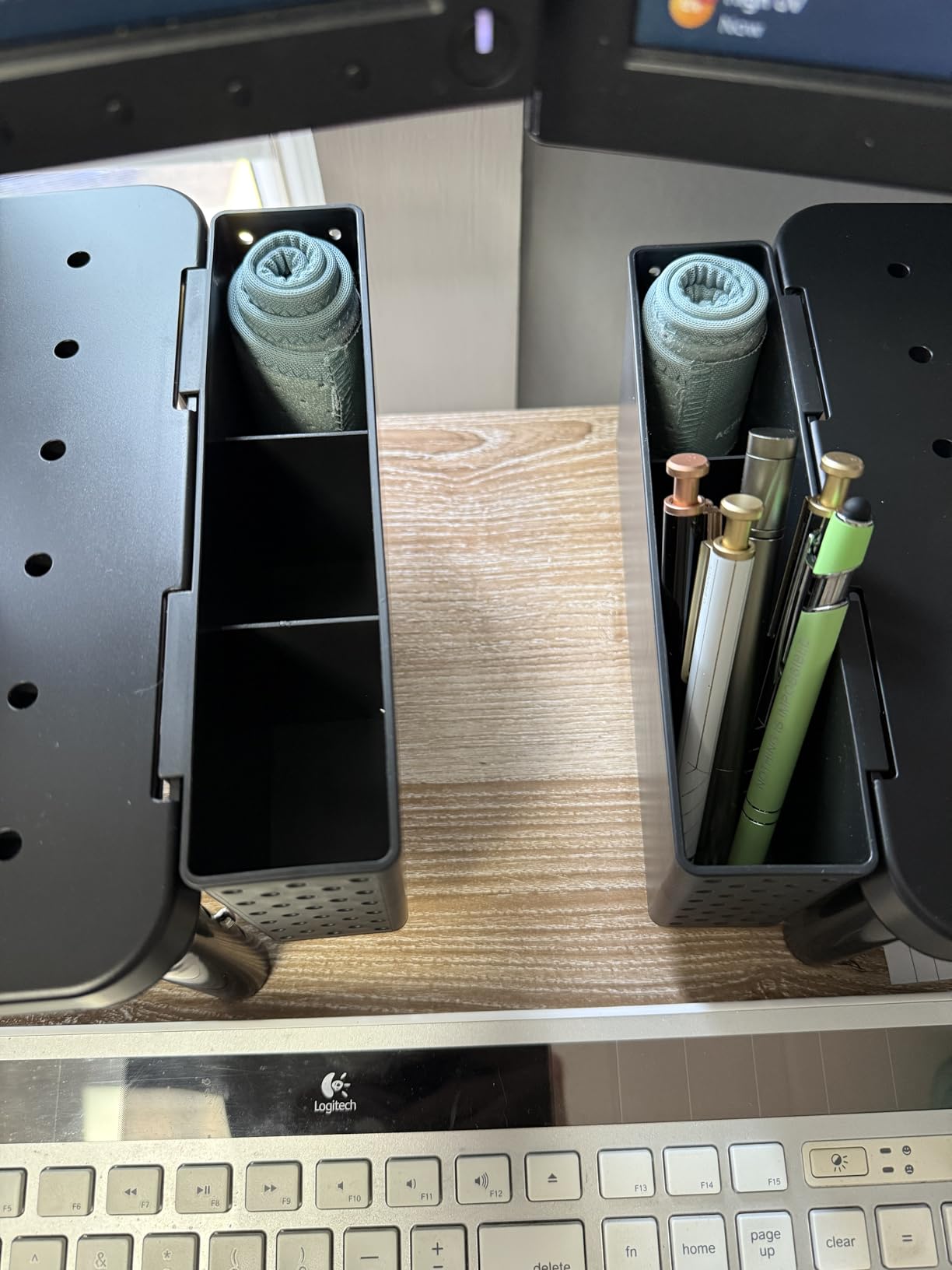 WALI Computer Monitor Stand with Storage and Pen Holder customer photo 2