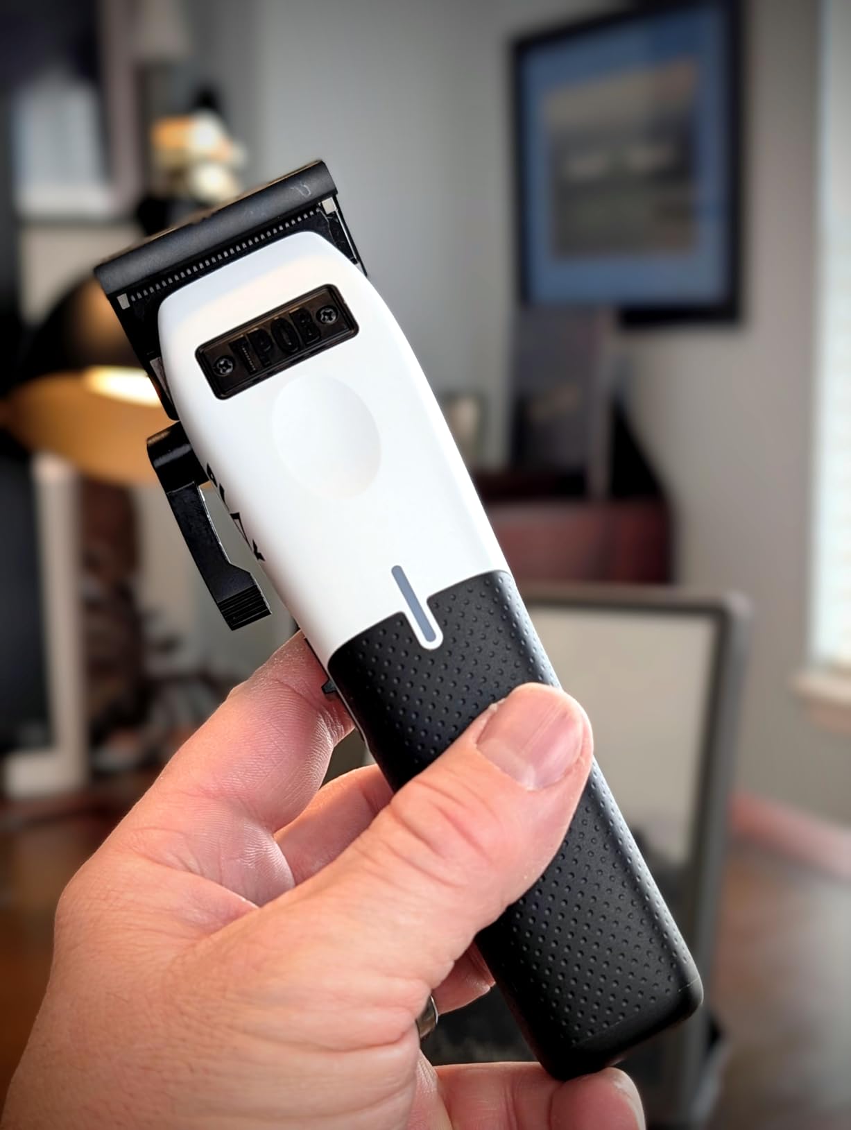 TPOB Play Barber Hair Clippers for Men 7500 RPM with Rubber Grips (Blackout) customer photo 2