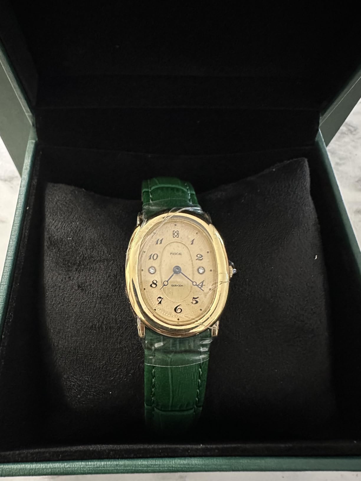 PASCAL Women’s Oval Bubble Diamond Watch, Gift for Her customer photo 1