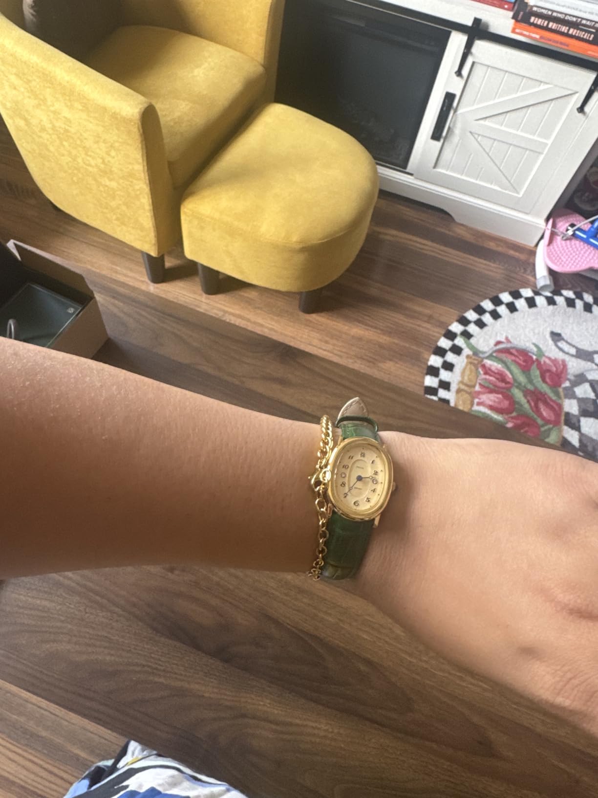 PASCAL Women’s Oval Bubble Diamond Watch, Gift for Her customer photo 2