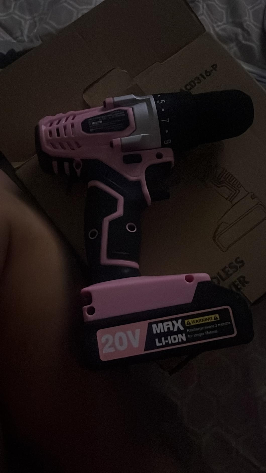 AVID POWER 20V Cordless Electric Drill Set 3/8“ Power Driver Kit for DIY customer photo 2
