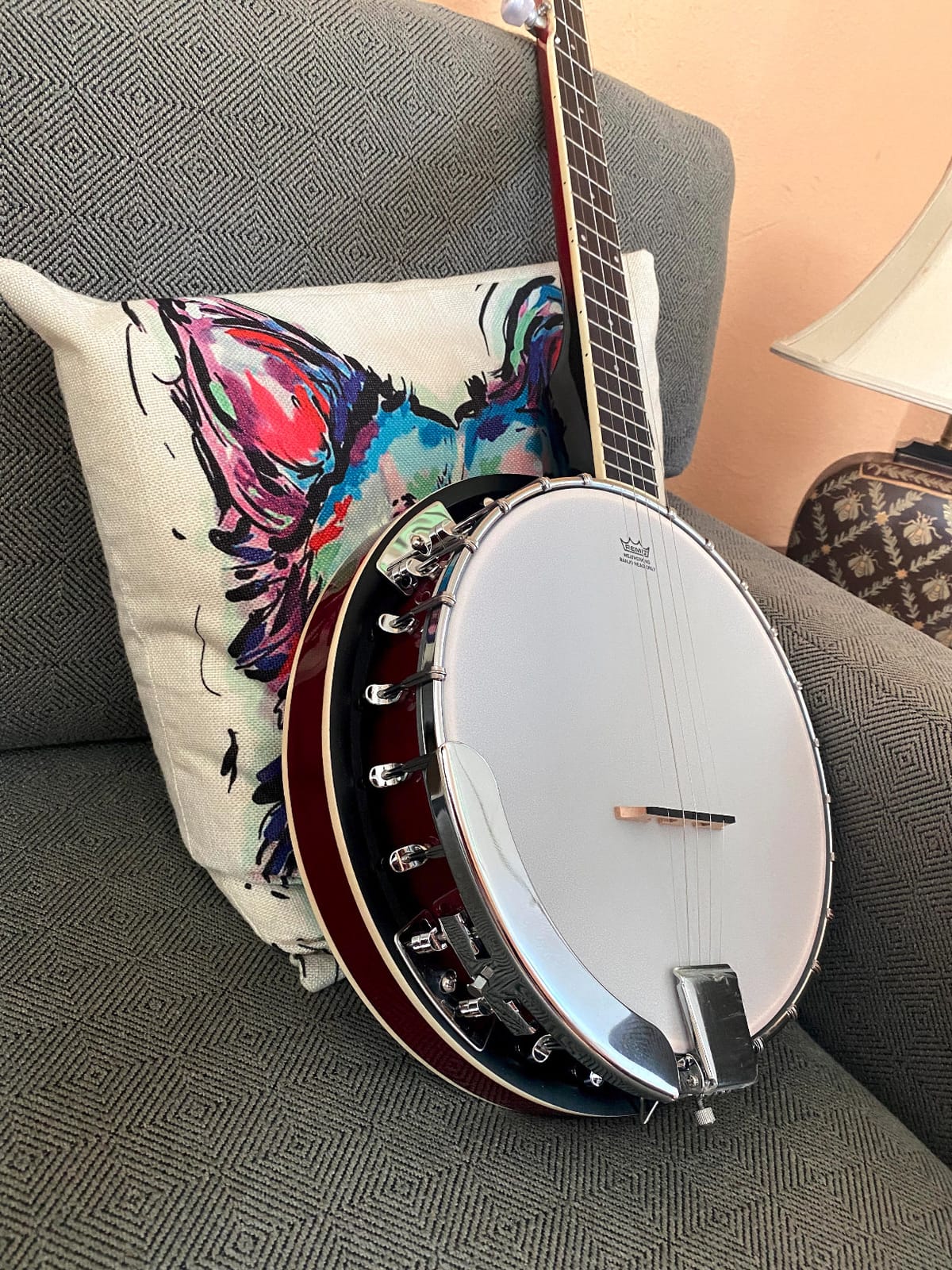 Pyle 5 String Resonator Banjo - Full Size 24 Bracket, Geared 5th Tuner Professional Instrument w/Remo Drum & Hardwood Back - Full Beginner Starter Kit Gig Bag, Tuner, Strings, Picks, Strap, tools customer photo 1