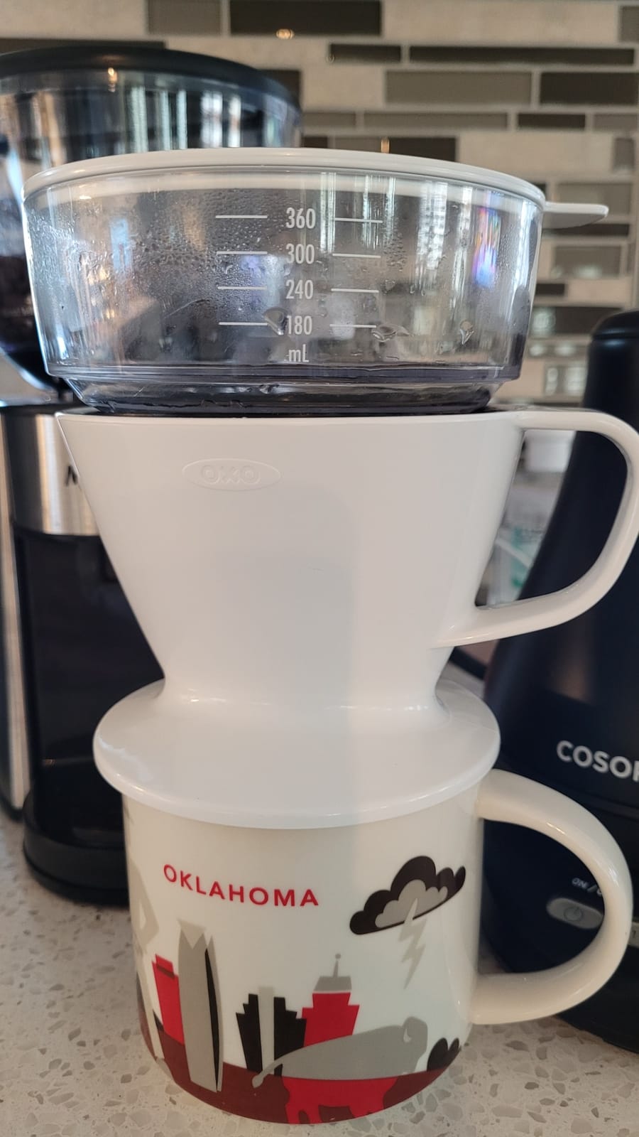 OXO Brew Single Serve Pour-Over Coffee Maker, 12 oz. - Matte Black customer photo 1