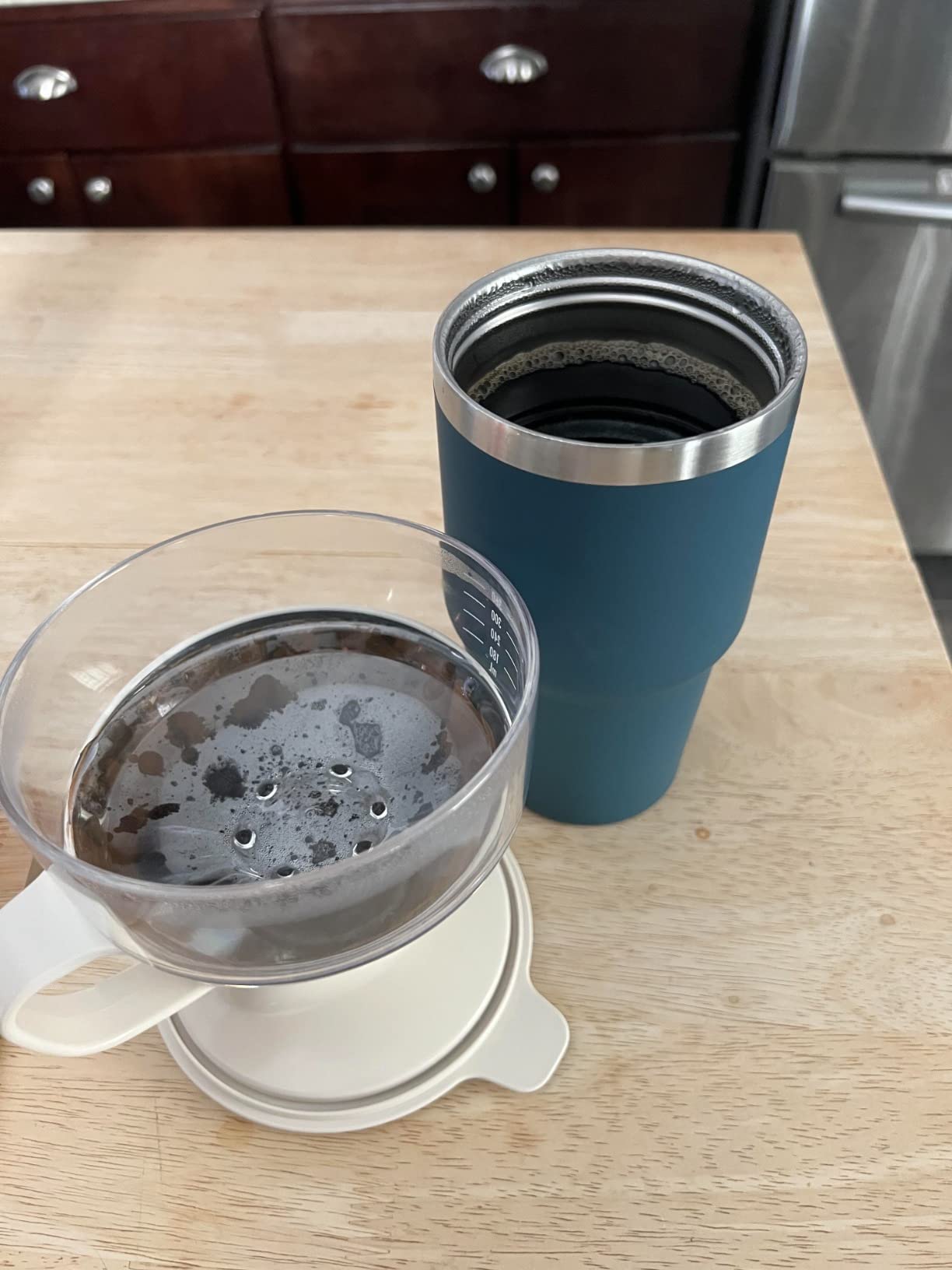 OXO Brew Single Serve Pour-Over Coffee Maker, 12 oz. - Matte Black customer photo 2