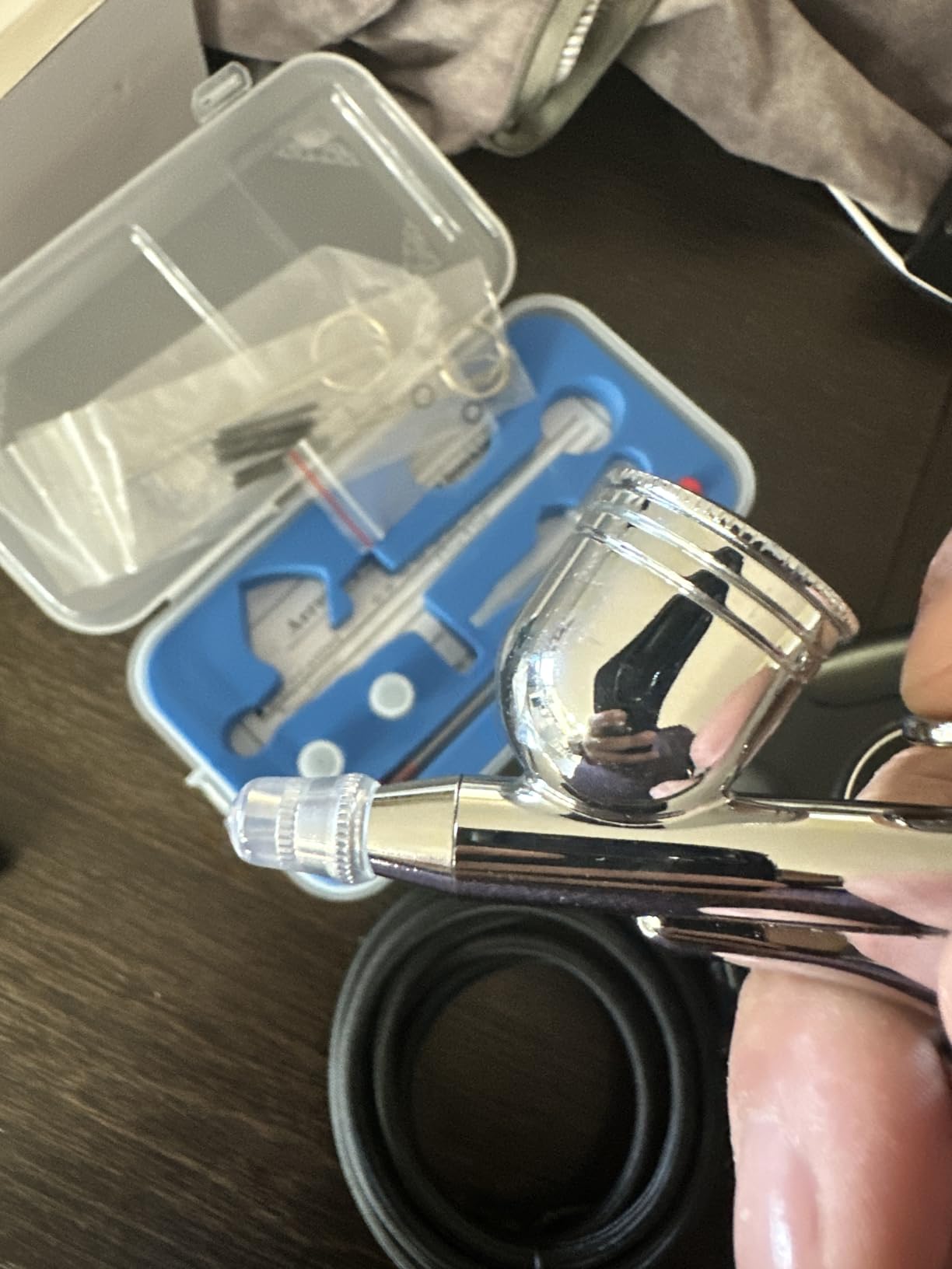 Oasser Airbrush Kit with Compressor, Dual Action 10.5L/min Airbrush Set customer photo 1