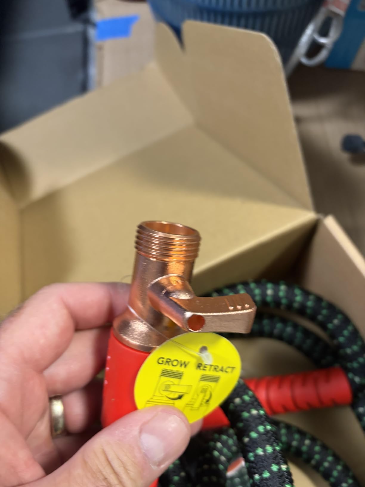 Pocket Hose Ballistic Double UV Edition 50 FT Expandable Garden Hose w/Pocket Pivot Swivel Connector, Anti-Burst Sleeve Reinforced w/Bulletproof Fiber, Lightweight, No-Kink, Compact, AS SEEN ON TV customer photo 1