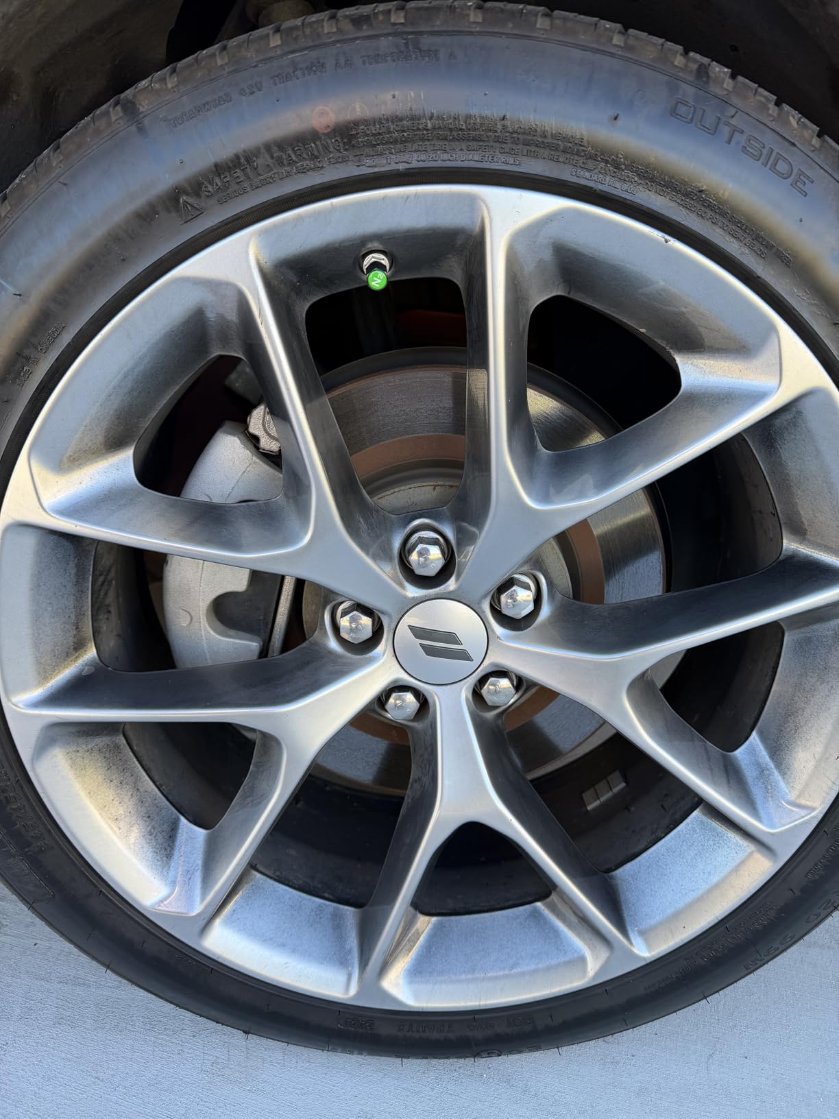 TACTILIAN Car Tire Valve Stem Caps for Tesla Model 3, S, Y, X Accessories | Leakproof Aluminum Tire Valve Caps 4 Pack with Rubber O-Rings Compatible with Tesla Model Y Accessories 2025 customer photo 2