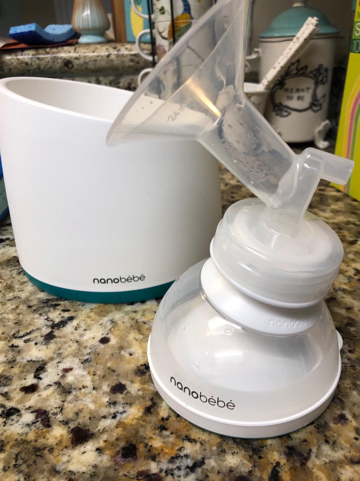 Nanobebe Wearable Breast Pump Hands Free Wireless Electric Breast Pump Smart App Controlled Pump Quiet Portable Multiple Modes, 2-Pack customer photo 1