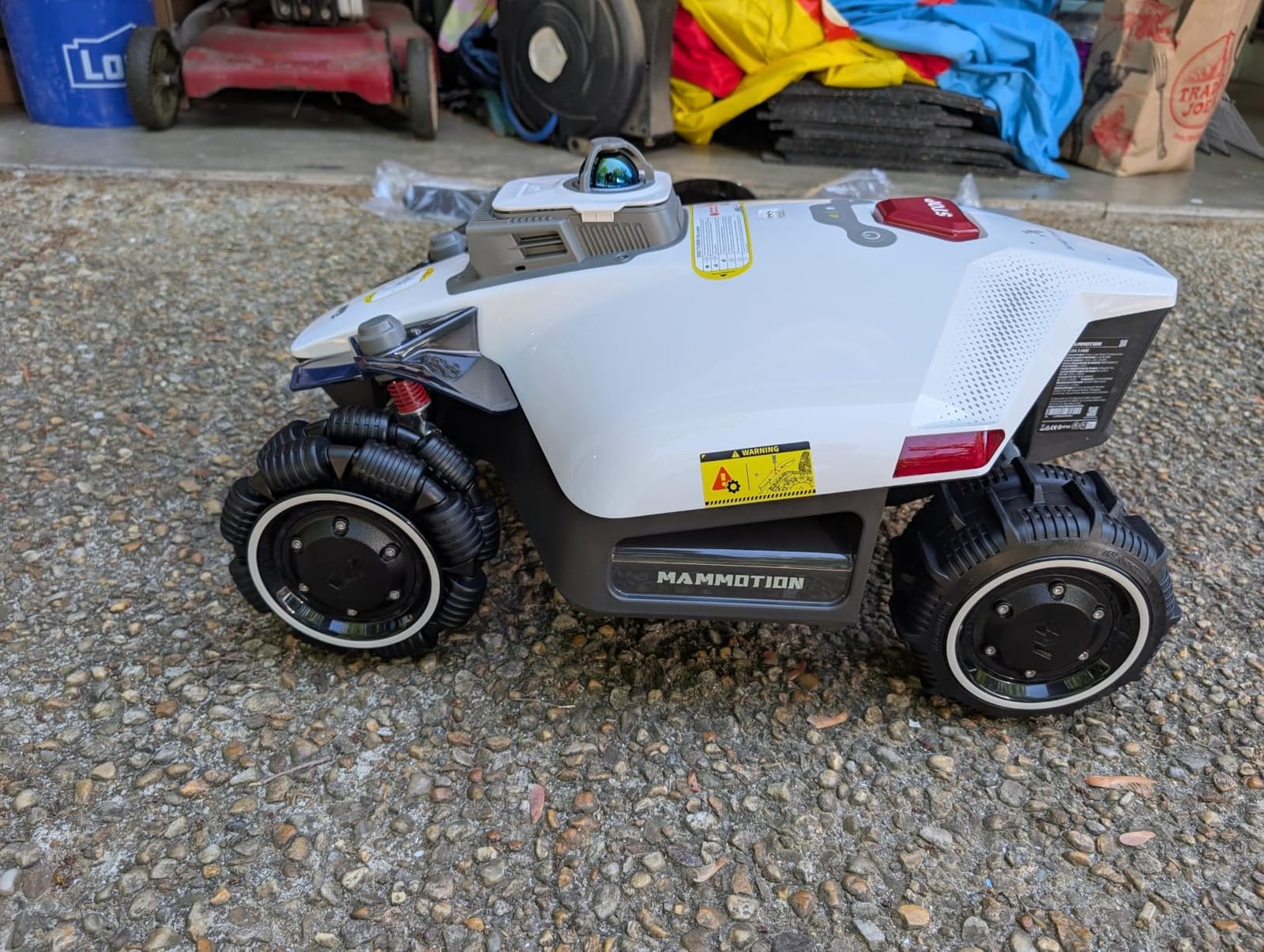 Mammotion LUBA 3 AWD 3000 Robot Lawn Mower, Perimeter Wire Free for 0.75 Acre, 360° LiDAR+NetRTK+AI Vision, All-Wheel-Drive for 80% Slopes, 30 Multi-Zone Management, Cutting Height 1.0