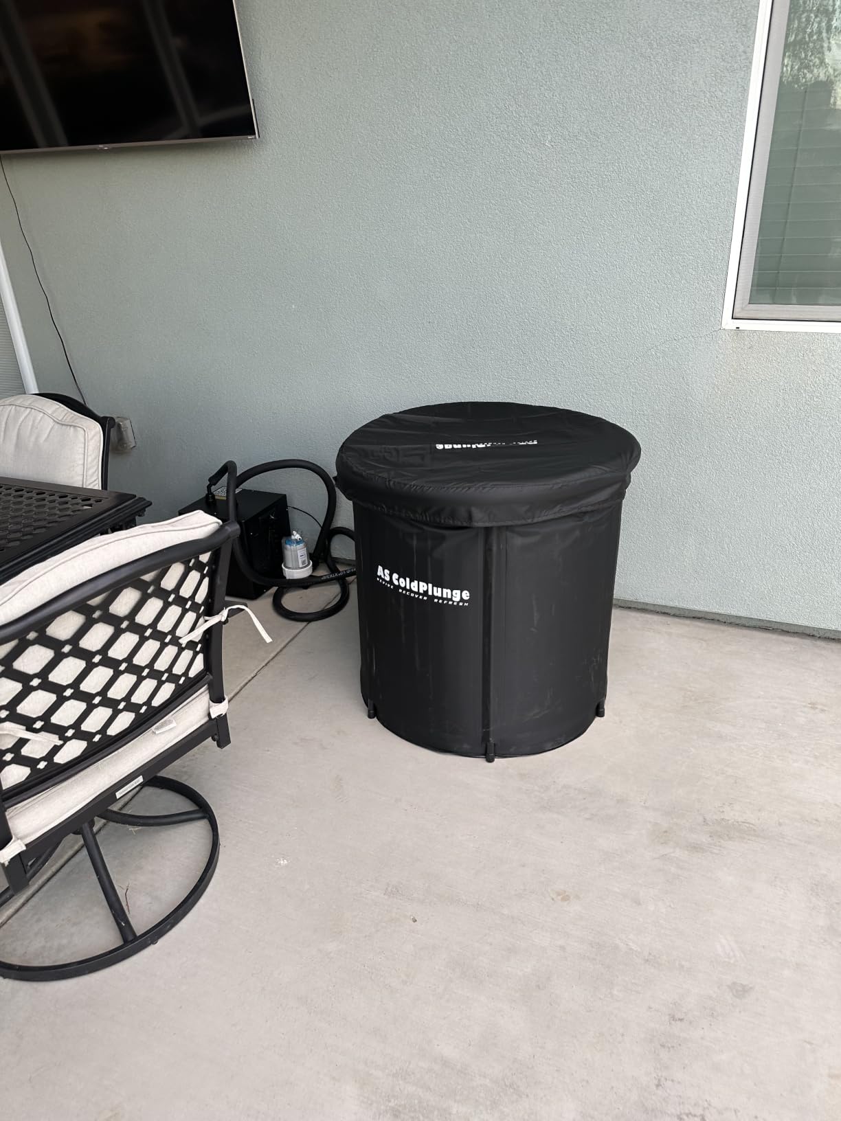 AS ColdPlunge 1/3HP Ice Bath Chiller & 100 Gal Cold Plunge Tub Bundle customer photo 2