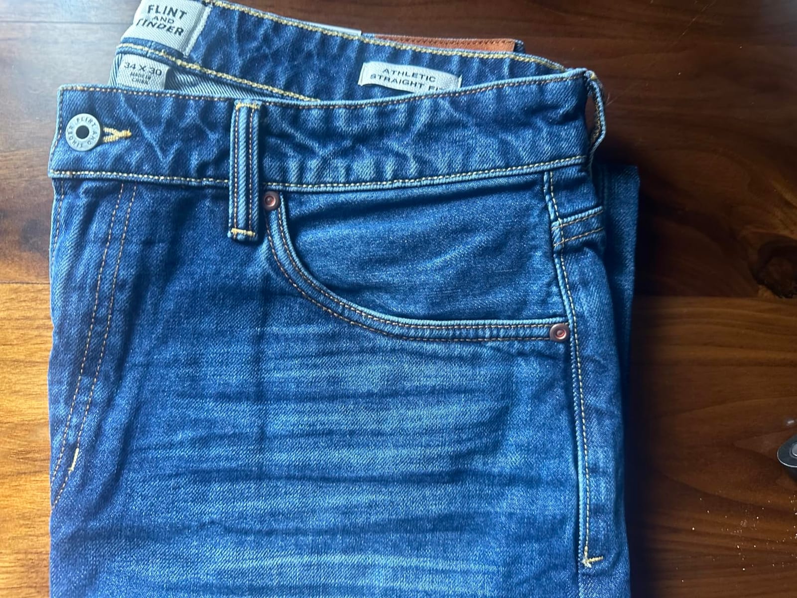 Huckberry Flint and Tinder 100% Cotton Selvedge Denim, Mens Jeans customer photo 1
