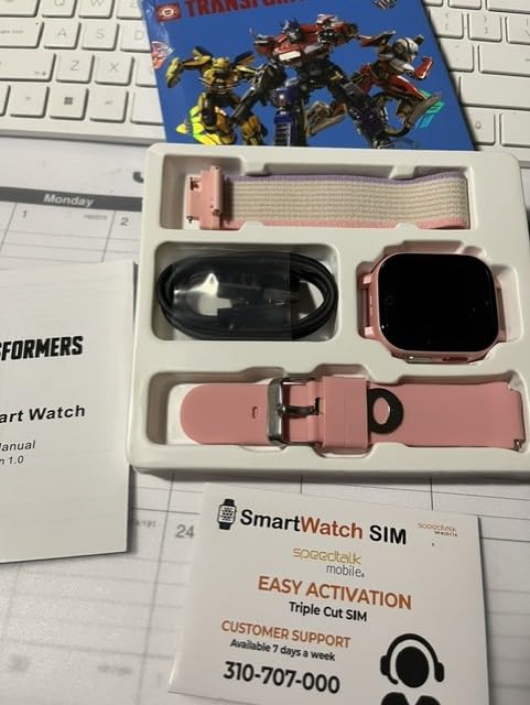 4G Kid Phone Watch with SIM Card, Kids Smart Watch for Boys Girls customer photo 2