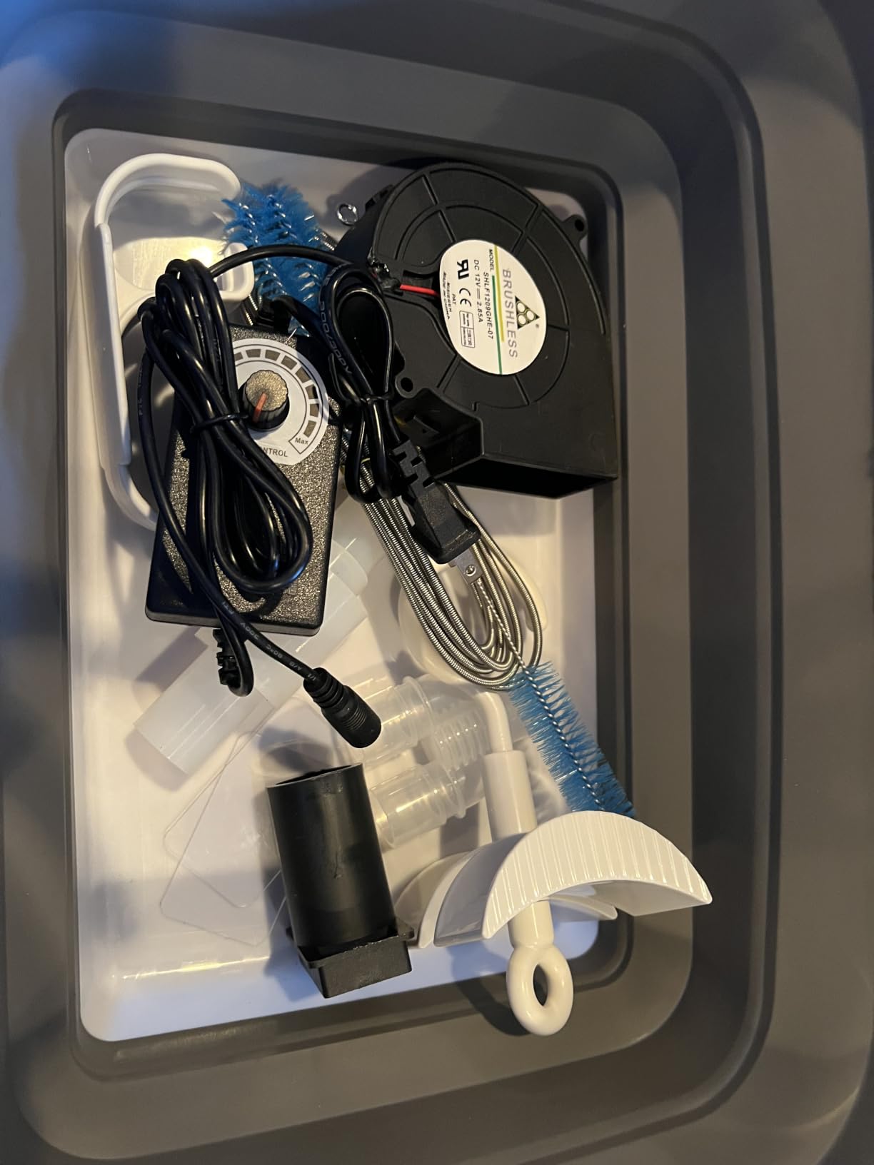 CPAP Cleaning Kit with Hose Dryer for 15-22mm Tubing CPAP Supplies, Grey customer photo 2
