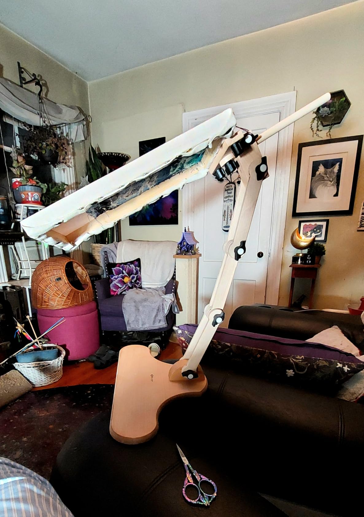 Nurge Medium Seating Embroidery Stand with 2in1 Snap Head 20 Inch Height customer photo 2