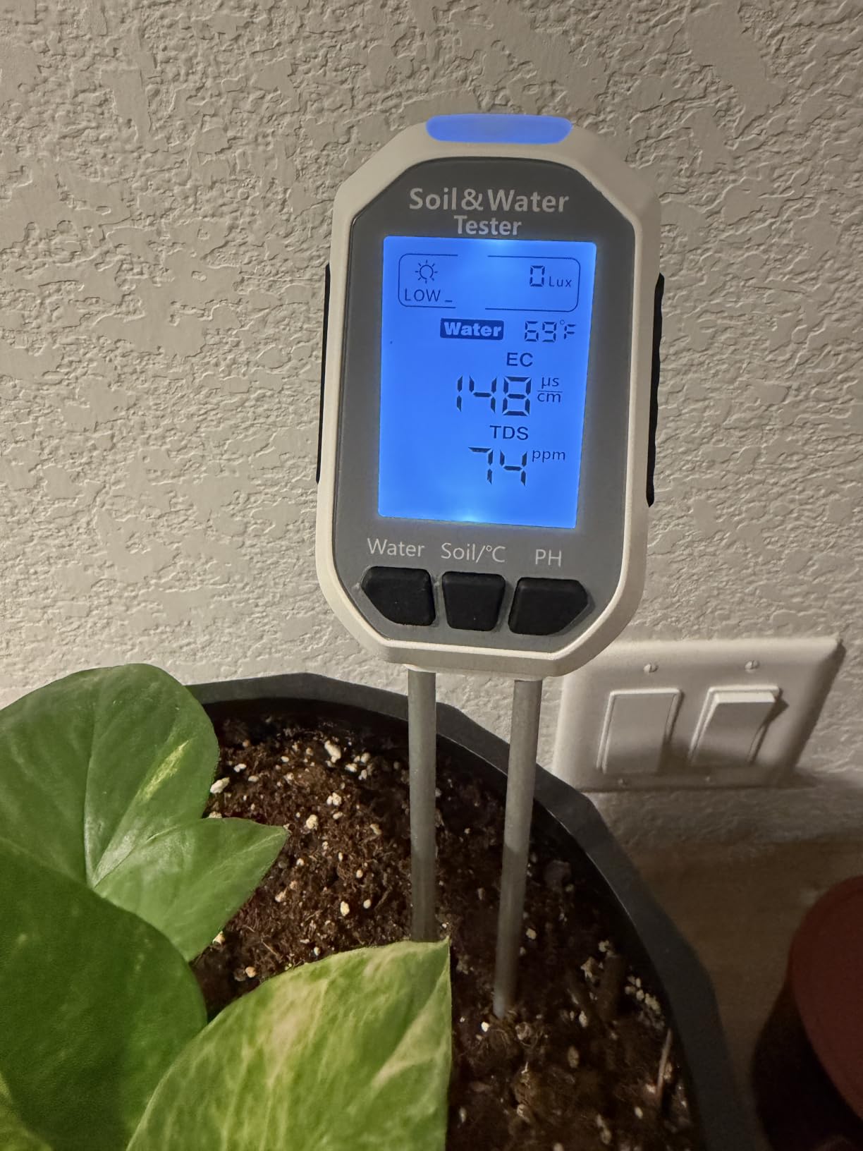 Moisture Meter for Plants,7-in-1 Digital Soil Tester Kit customer photo 1