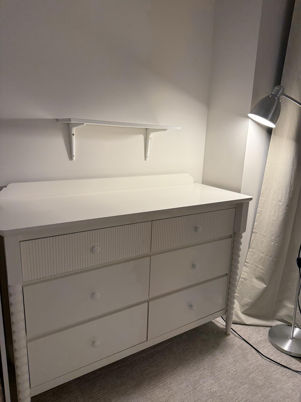 JOINICE White Nursery Dresser with Changing Table, 4 Drawers for Storage customer photo 2