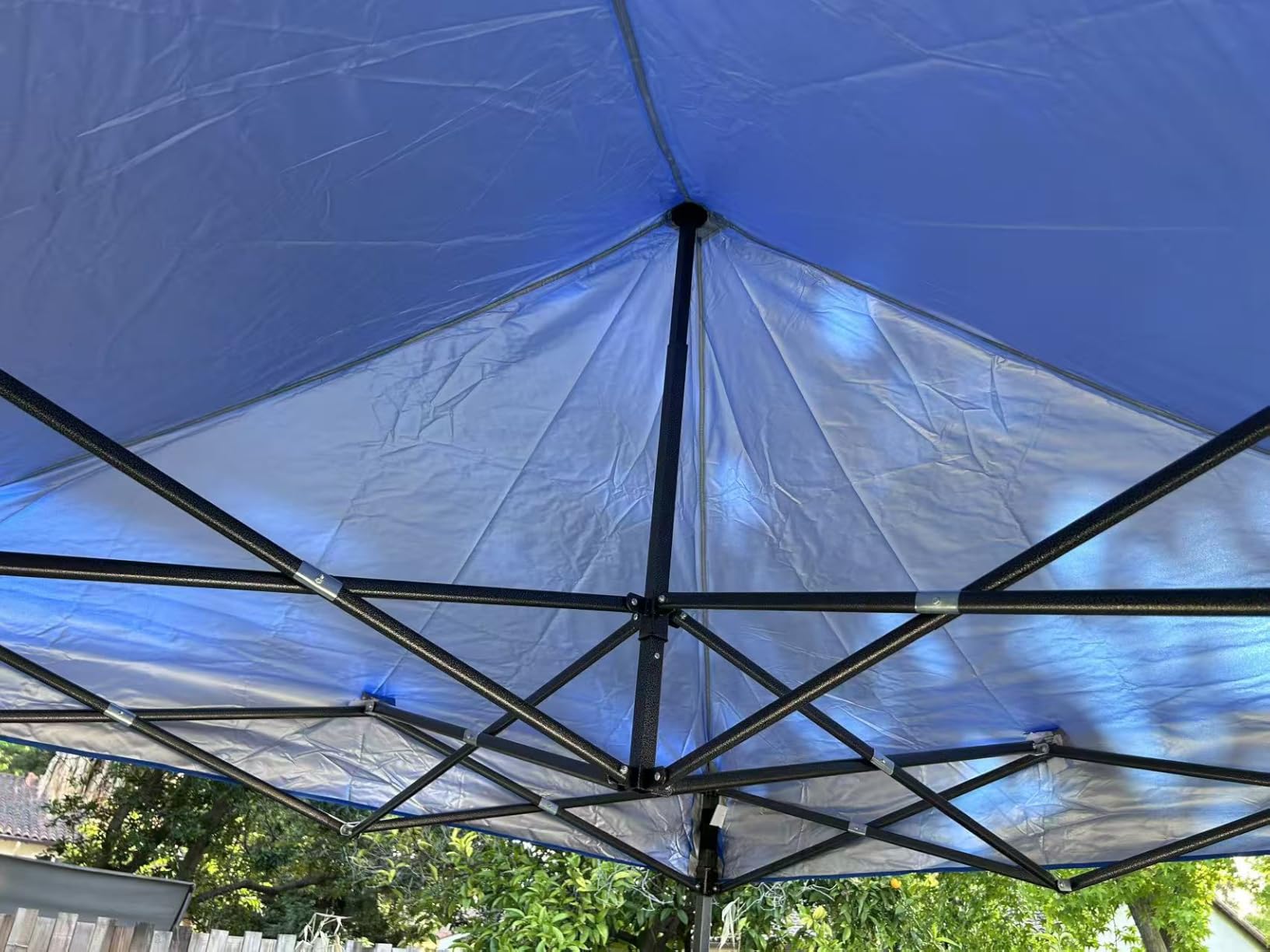 COBIZI 10x10 Heavy Duty Pop Up Canopy Tent with 4 Sidewalls, White customer photo 1