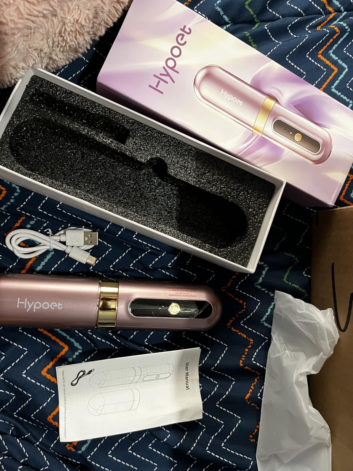 Go Brush Pro 2026,Cordless Hair Straightener Brush, Ionic & Anti-Frizz, Ceramic Tourmaline MCH Fast Heating, Anti-Scald, Type-C Fast Charging, Portable Cordless Hair Straightener Brush for Women customer photo 2