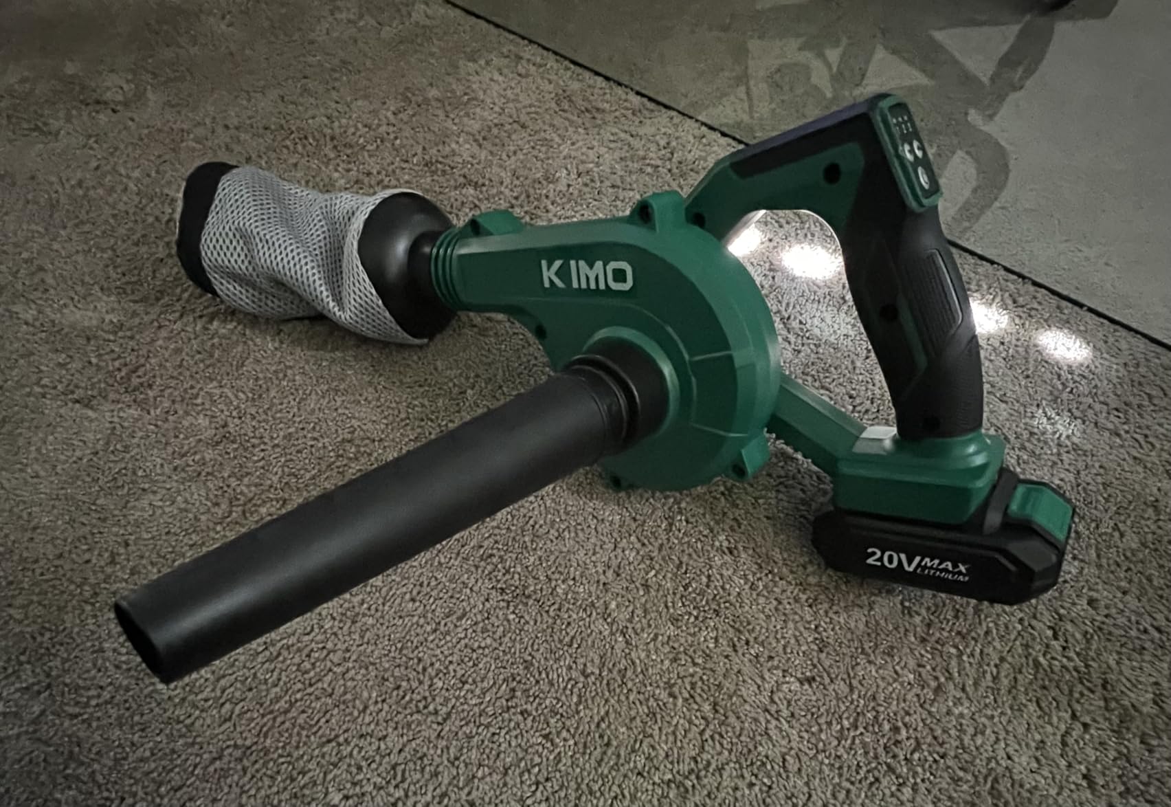 KIMO Leaf Blower Cordless with Battery and Charger, 4 in 1 Blower & Vacuum customer photo 1