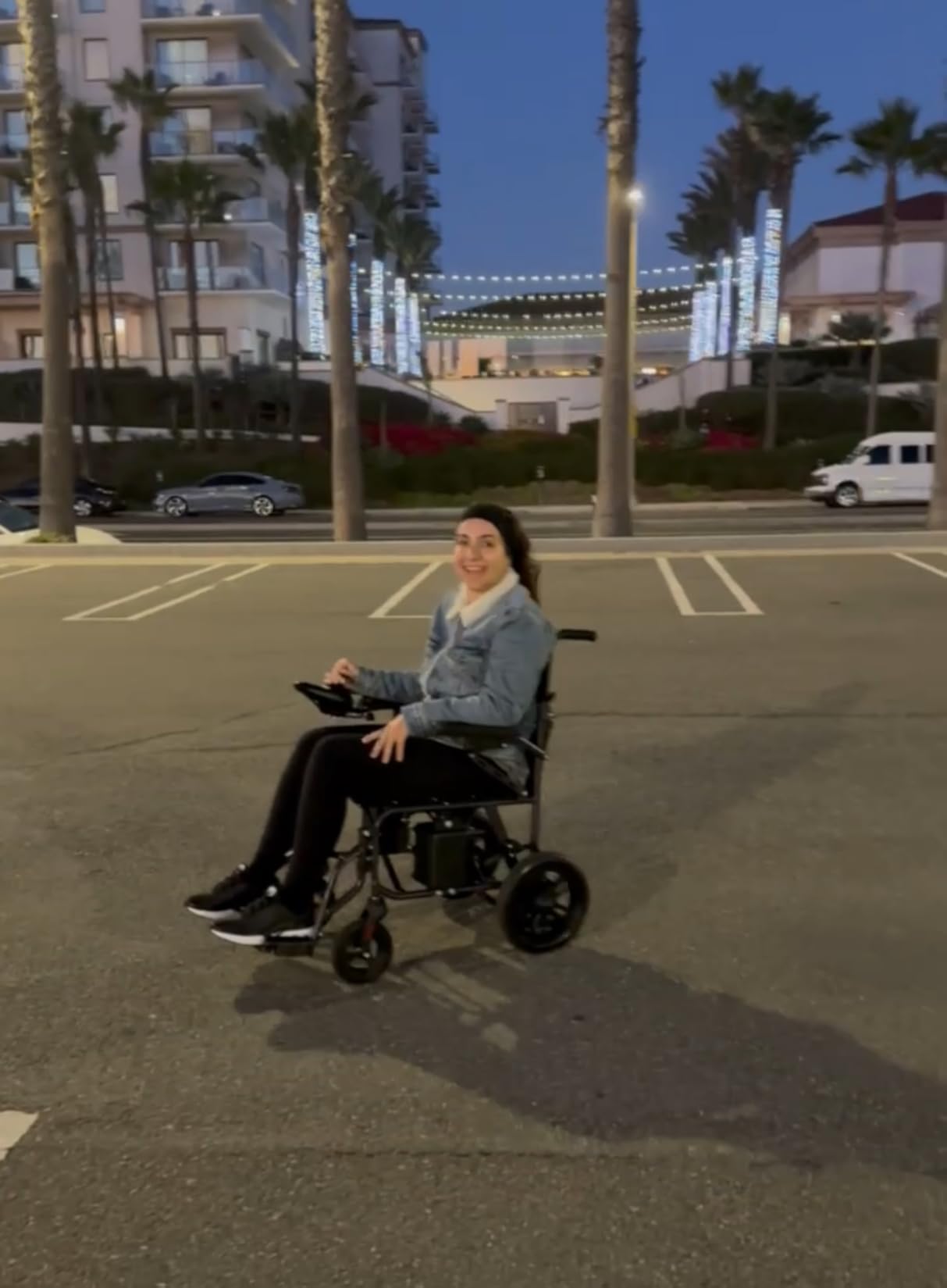 Premium Lightweight Foldable Electric Wheelchairs for Adults,Seniors customer photo 2