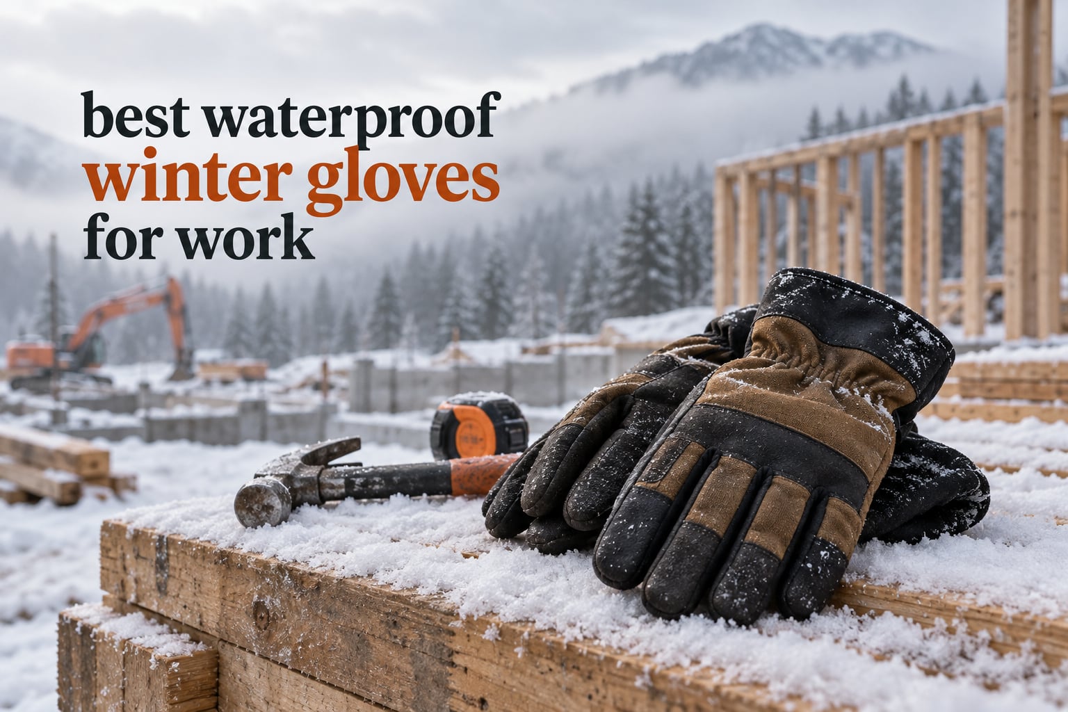 best waterproof winter gloves for work