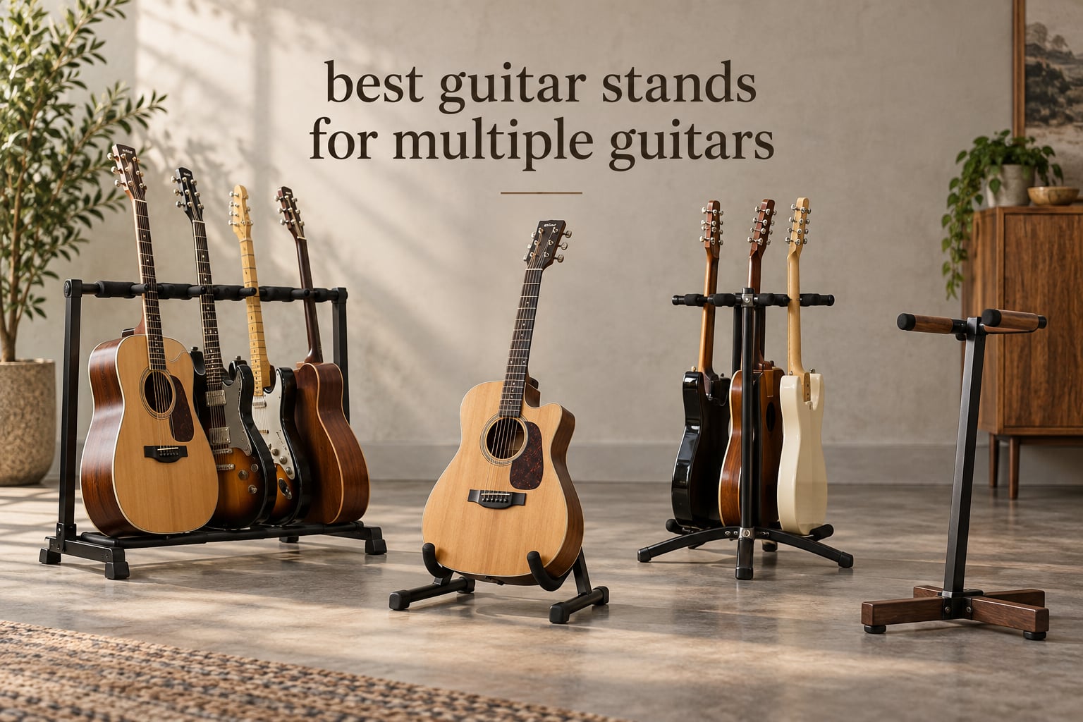 best guitar stands for multiple guitars