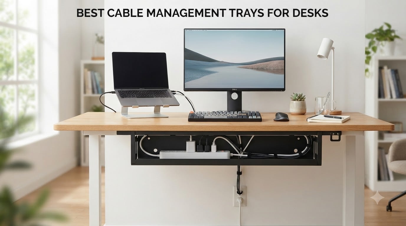 best cable management trays for desks