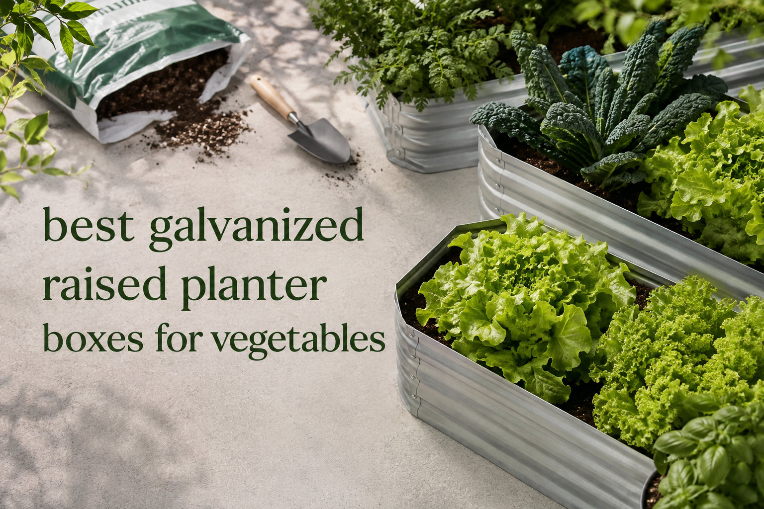 best galvanized raised planter boxes for vegetables