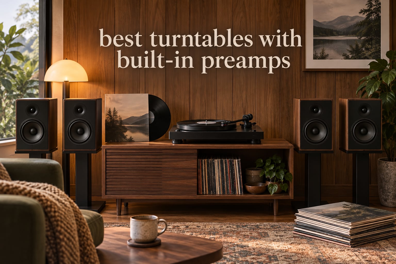 best turntables with built-in preamps
