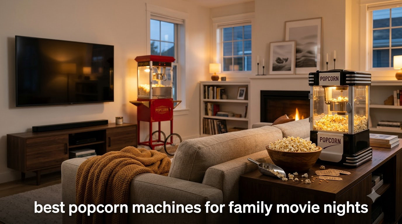 best popcorn machines for family movie nights