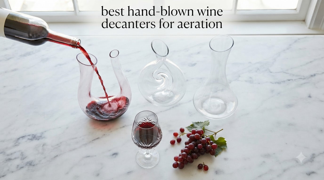 best hand-blown wine decanters for aeration