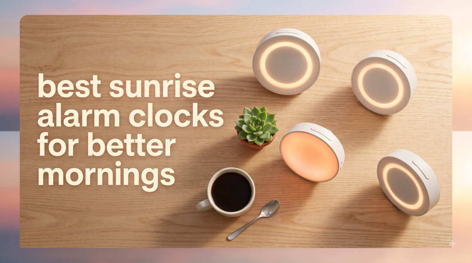 best sunrise alarm clocks for better mornings
