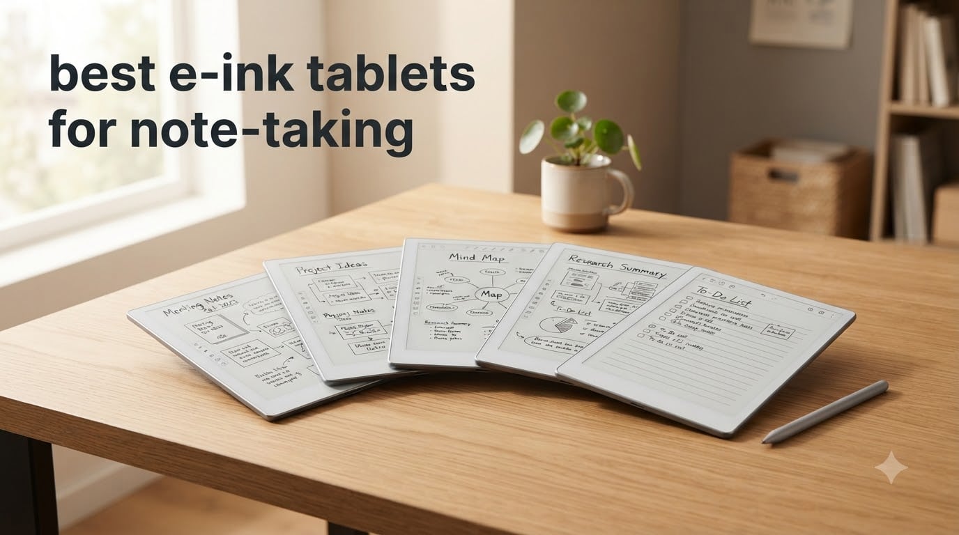 best e-ink tablets for note-taking
